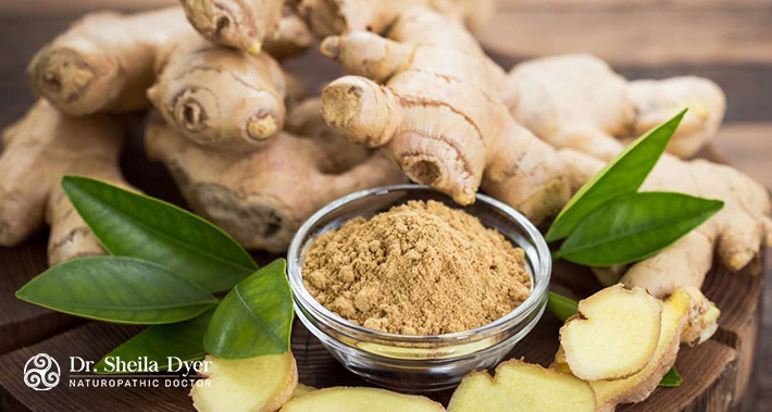 ginger to help with painful periods | Dr. Sheila Dyer Naturopathic Doctor | Yorkville Naturopath Clinic