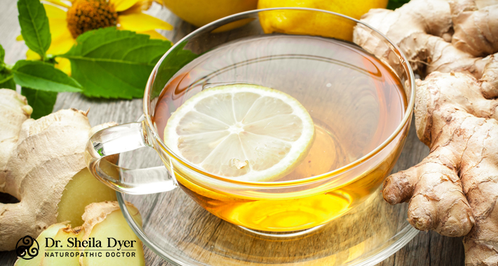 how lemon ginger tea can help you overcome food poisoning | Dr. Sheila Dyer, ND | Naturopathic Doctor in Toronto